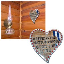 God Bless Our Home Mosaic Paque
